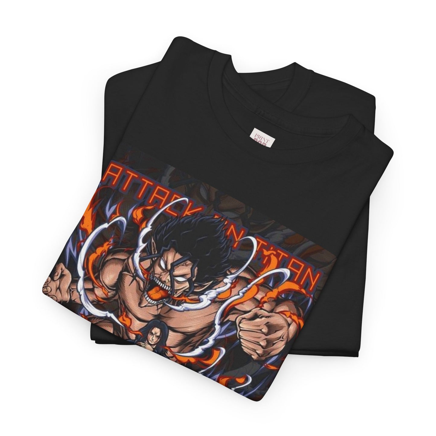 Attack On Titan Unisex Heavy Cotton Tee - Vibrant and Stylish Design for Otaku Heads