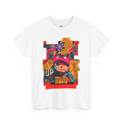 One Piece Luffy Unisex Heavy Cotton Tee - Vibrant and Stylish Design for Otaku Heads