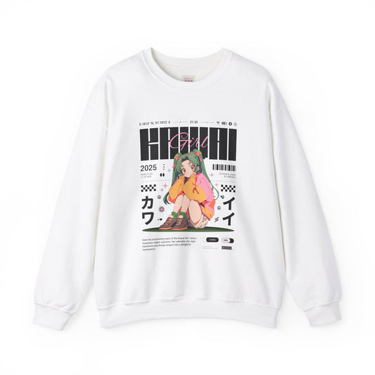 Anime-Inspired Unisex Heavy Blend™ Crewneck Sweatshirt - Retro Graphic for Casual Vibes