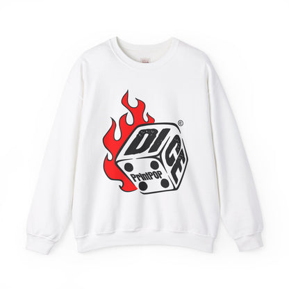 Dig Fire Unisex Crewneck Sweatshirt - Heavy Blend, Trendy Casual Wear