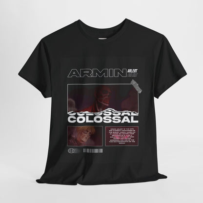 Attack On Titan Armin Arlert Unisex Heavy Cotton Tee - Vibrant and Stylish Design for Otaku Heads