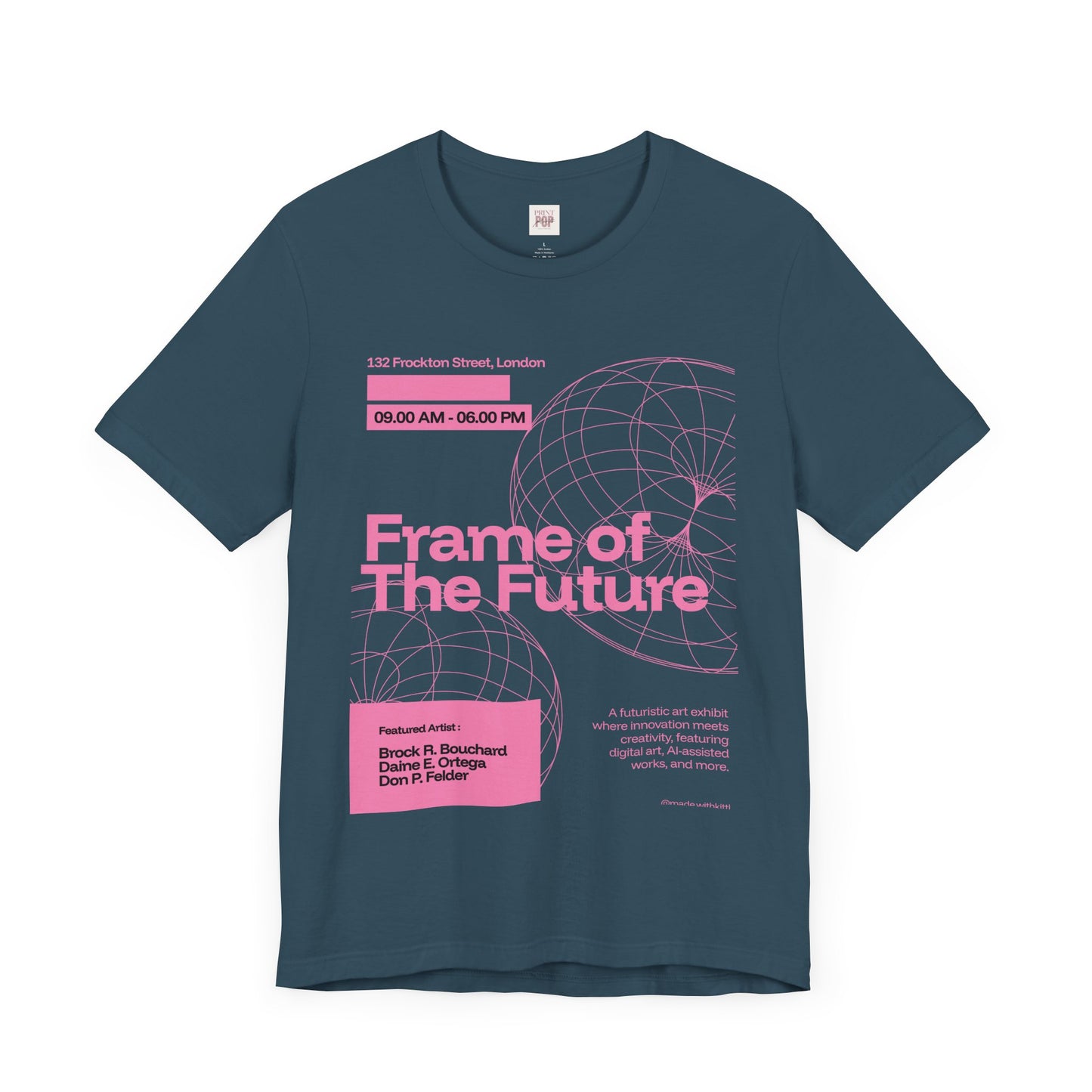 Frame of The Future Unisex Jersey Tee - Modern Art Graphic Tee for Creative Minds