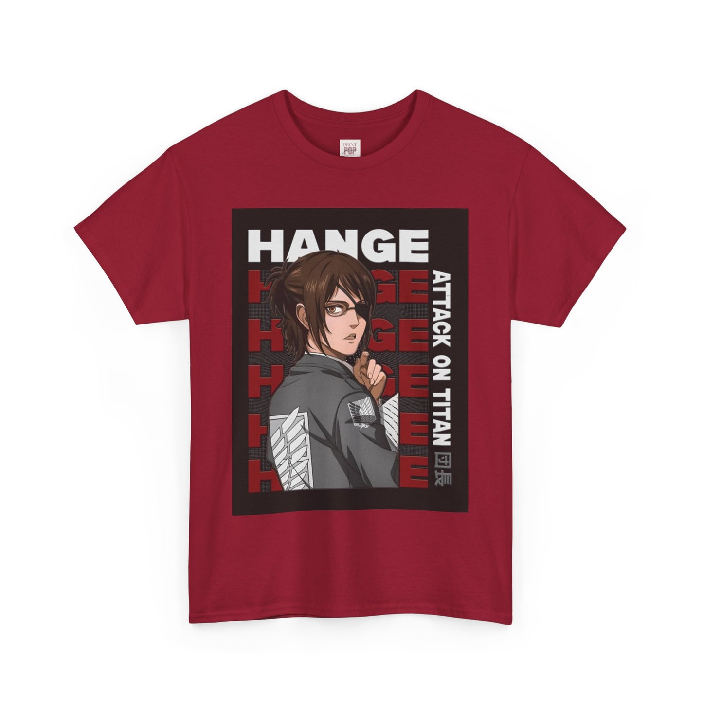 Attack On Titan Hange Zoë Unisex Heavy Cotton Tee - Vibrant and Stylish Design for Otaku Heads