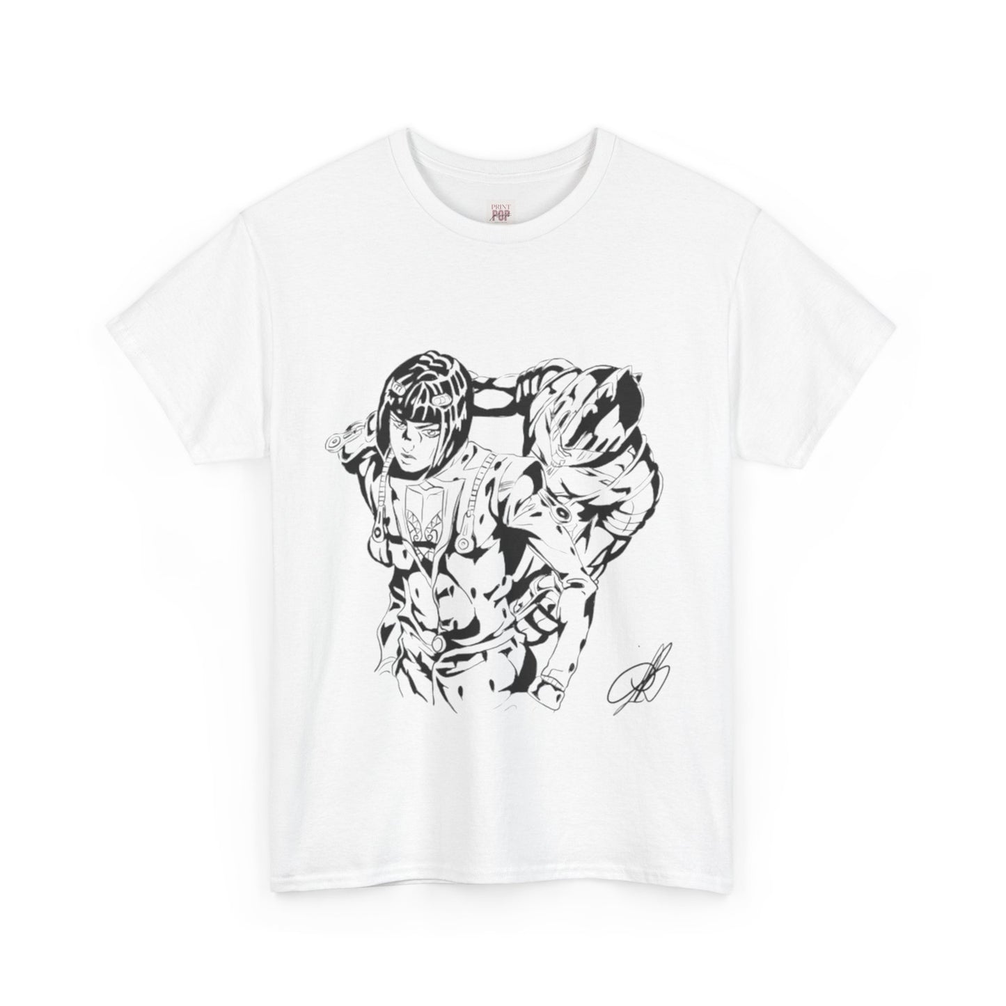 Jojo's Bizarre Adventure Bruno Bucciarati  Unisex Heavy Cotton Tee - Vibrant and Stylish Design for Otaku Heads