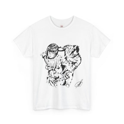 Jojo's Bizarre Adventure Bruno Bucciarati  Unisex Heavy Cotton Tee - Vibrant and Stylish Design for Otaku Heads