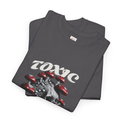 Toxic Skull Unisex Heavy Cotton Tee - Edgy Graphic T-Shirt for Alternative Style