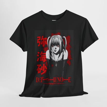 Death Note Misa Amane Unisex Heavy Cotton Tee - Vibrant and Stylish Design for Otaku Heads