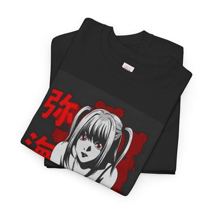 Death Note Misa Amane Unisex Heavy Cotton Tee - Vibrant and Stylish Design for Otaku Heads