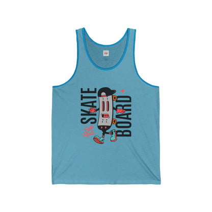 Skateboard Lifestyle Unisex Jersey Tank Top