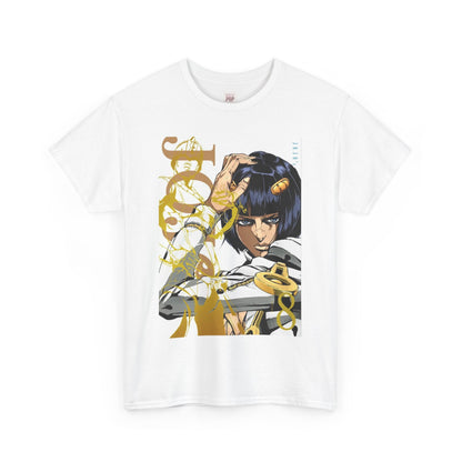 Jojo's Bizarre Adventure Bruno Bucciarati  Unisex Heavy Cotton Tee - Vibrant and Stylish Design for Otaku Heads