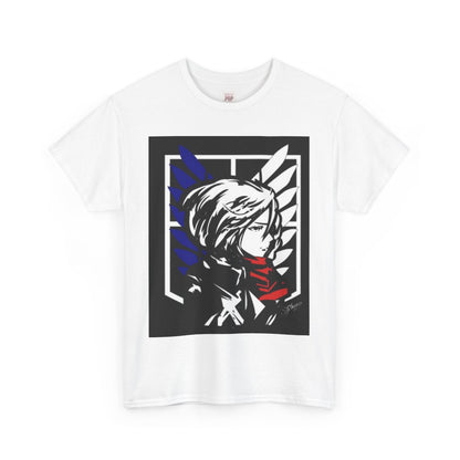 Attack On Titan Mikasa Ackerman Unisex Heavy Cotton Tee - Vibrant and Stylish Design for Otaku Heads