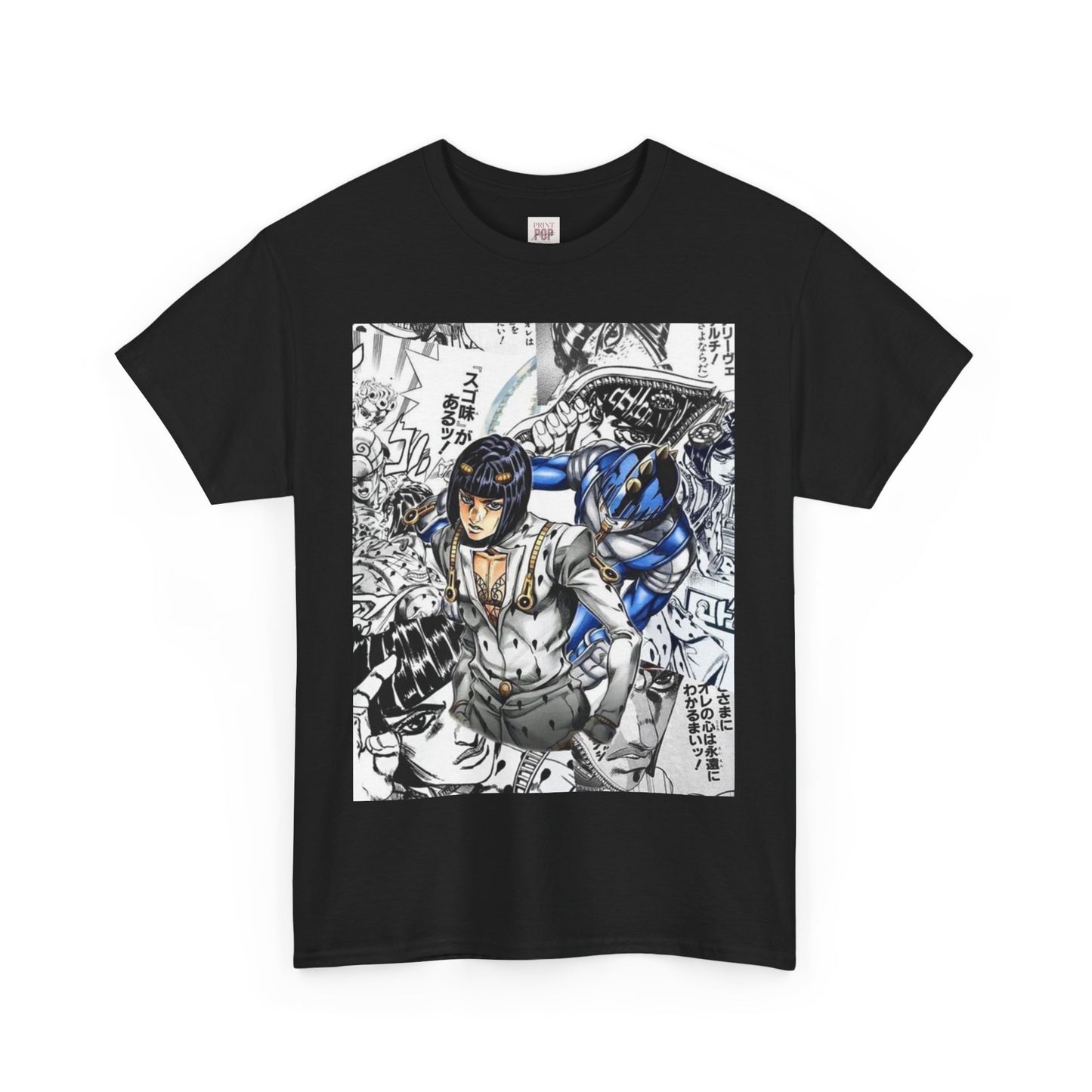 Jojo's Bizarre Adventure Bruno Bucciarati  Unisex Heavy Cotton Tee - Vibrant and Stylish Design for Otaku Heads