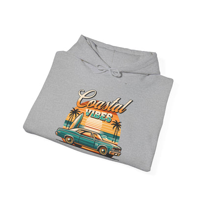 Coastal Vibes Unisex Hoodie - Relaxed and Stylish Hoodie for Beach Lovers