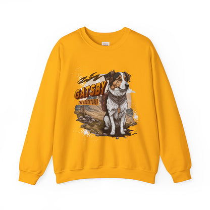 Gatsby the Adventurer Unisex Sweatshirt - Cozy Dog Lover Apparel