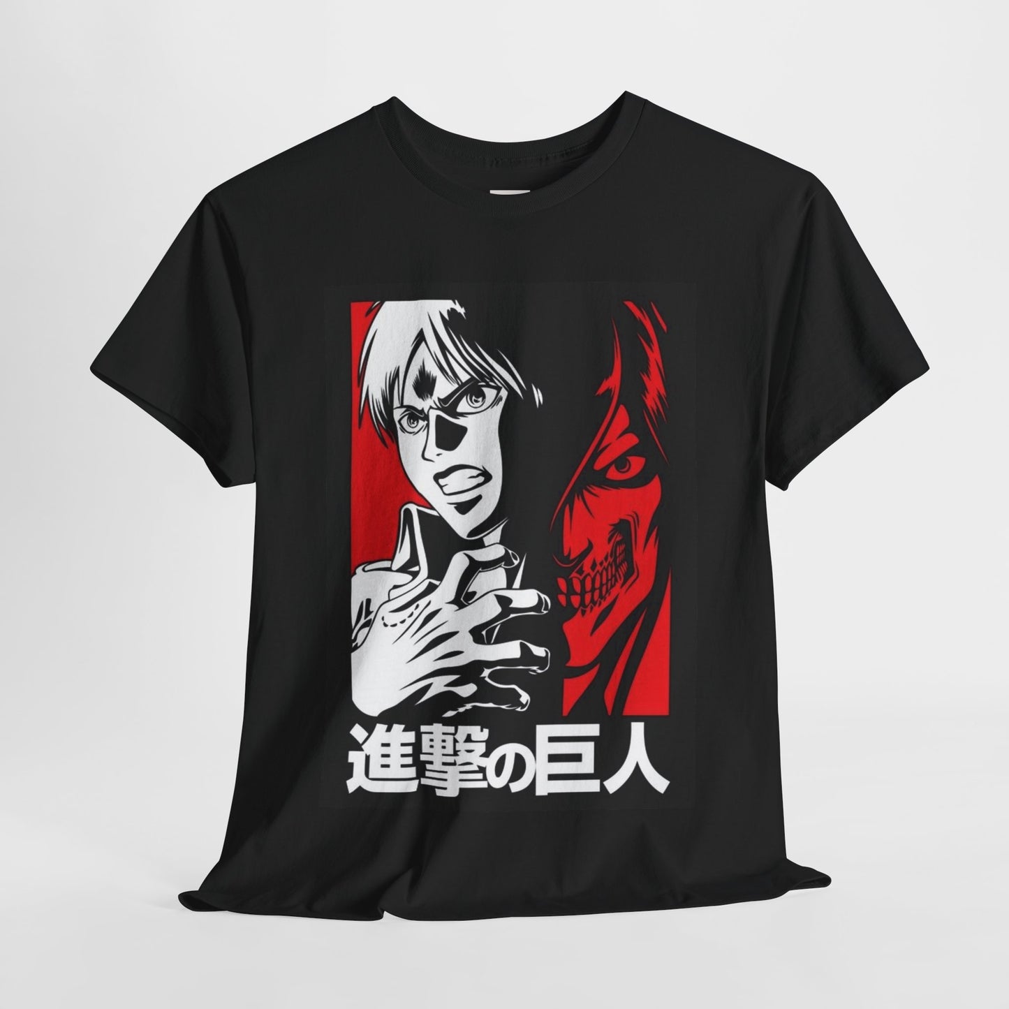 Attack On Titan Unisex Heavy Cotton Tee - Vibrant and Stylish Design for Otaku Heads