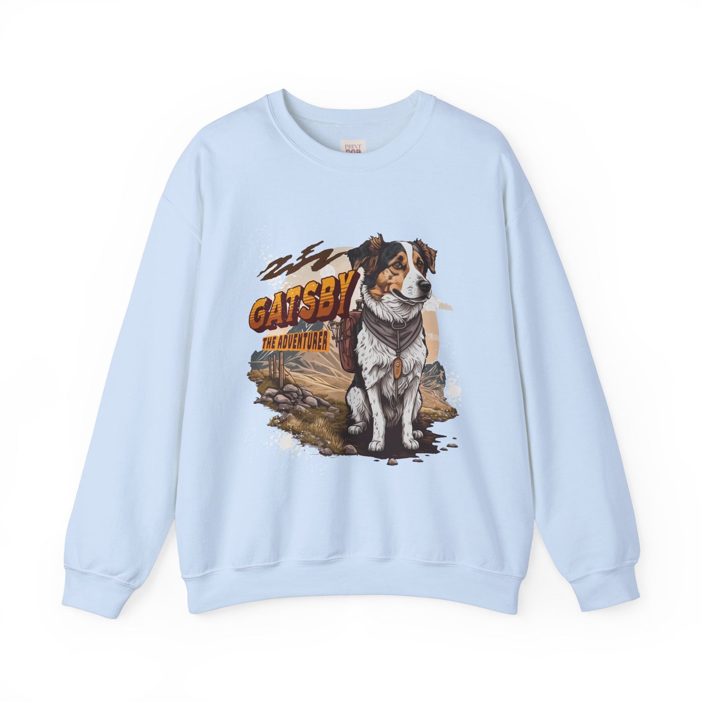 Gatsby the Adventurer Unisex Sweatshirt - Cozy Dog Lover Apparel