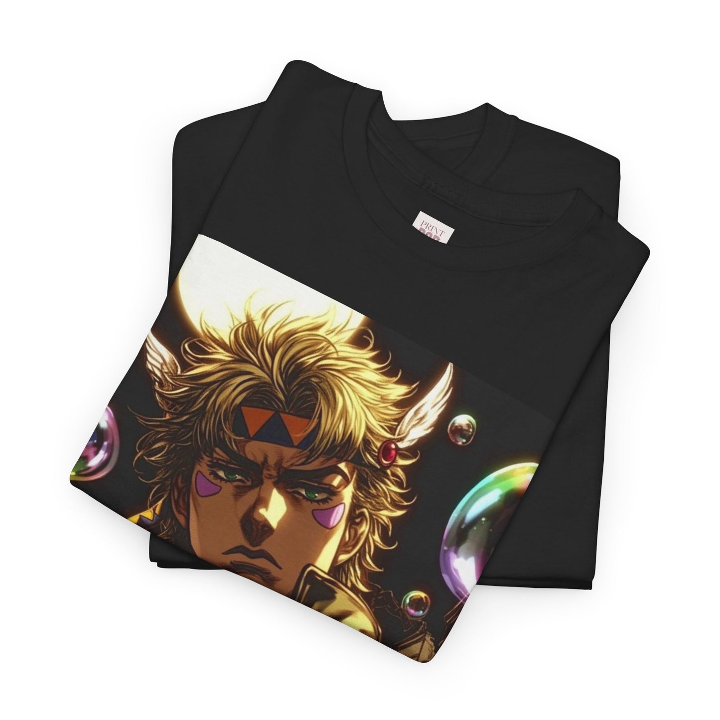 Jojo's Bizarre Adventure Caesar A. Zeppeli Unisex Heavy Cotton Tee - Vibrant and Stylish Design for Otaku Heads