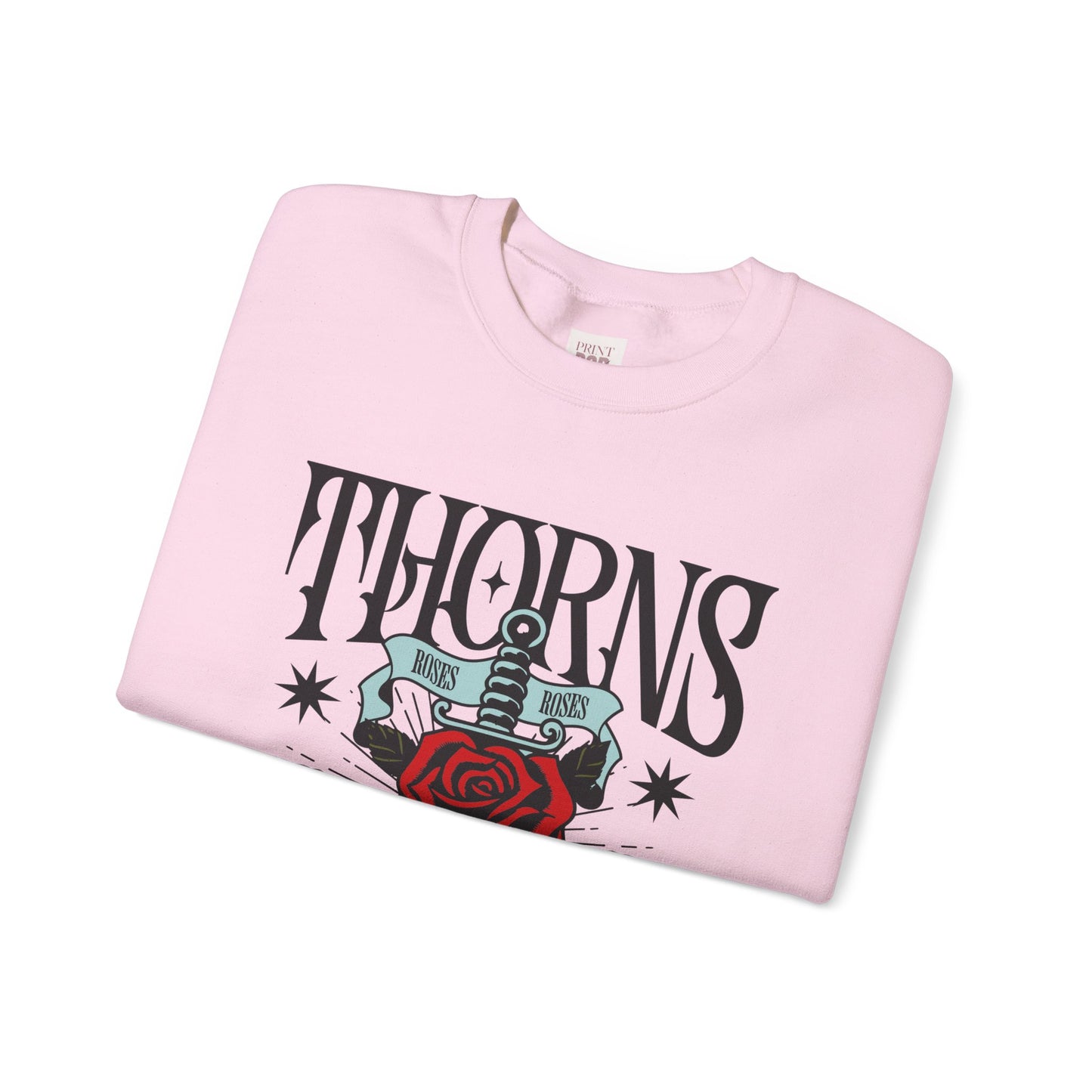 Thorns Graphic Crewneck Sweatshirt - Unisex Heavy Blend, Stylish & Comfortable