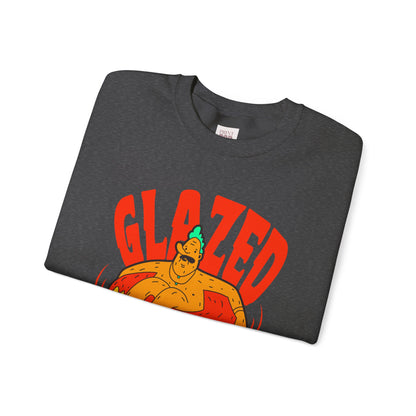 Glazed and Confused Crewneck Sweatshirt - Funny Unisex Pullover for Casual Comfort