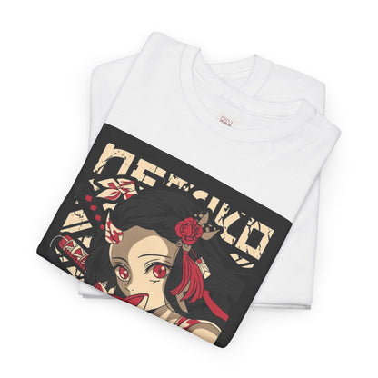 Demon Slayer Nezuko Kamado Unisex Heavy Cotton Tee - Vibrant and Stylish Design for Otaku Heads