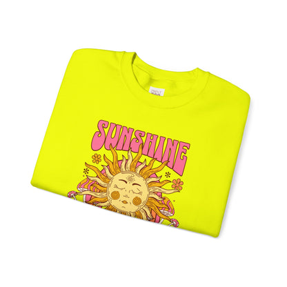 Sunshine Vibes Unisex Crewneck Unisex Heavy Blend Premium and Comfortable Sweatshirt