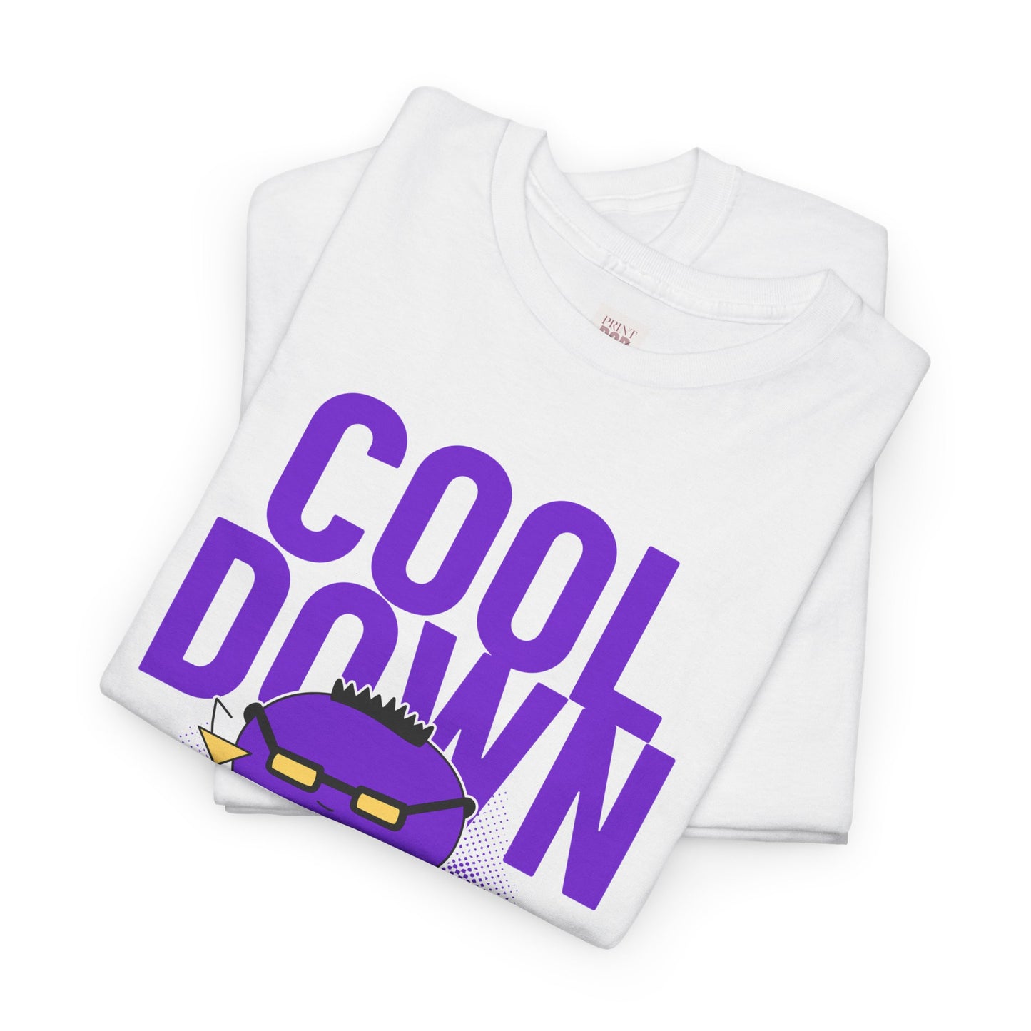 Cool Down Stay Positive Quoted Premium and Stylish Unisex Heavy Cotton Tee