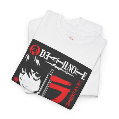 Death Note L Lawliet Unisex Heavy Cotton Tee - Vibrant and Stylish Design for Otaku Heads