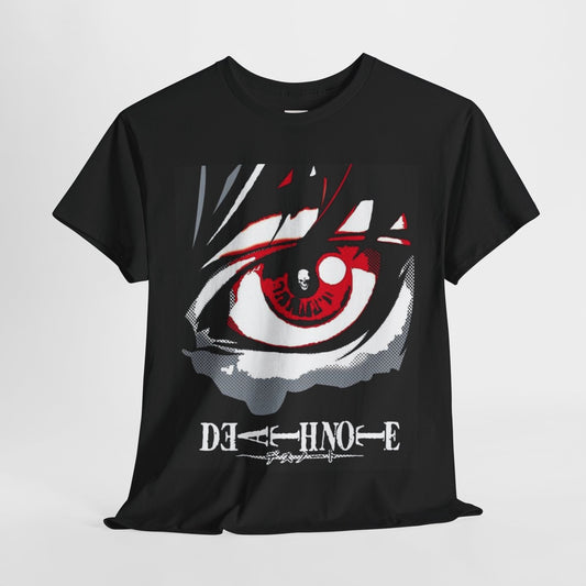 Death Note Light Yagami Unisex Heavy Cotton Tee - Vibrant and Stylish Design for Otaku Heads