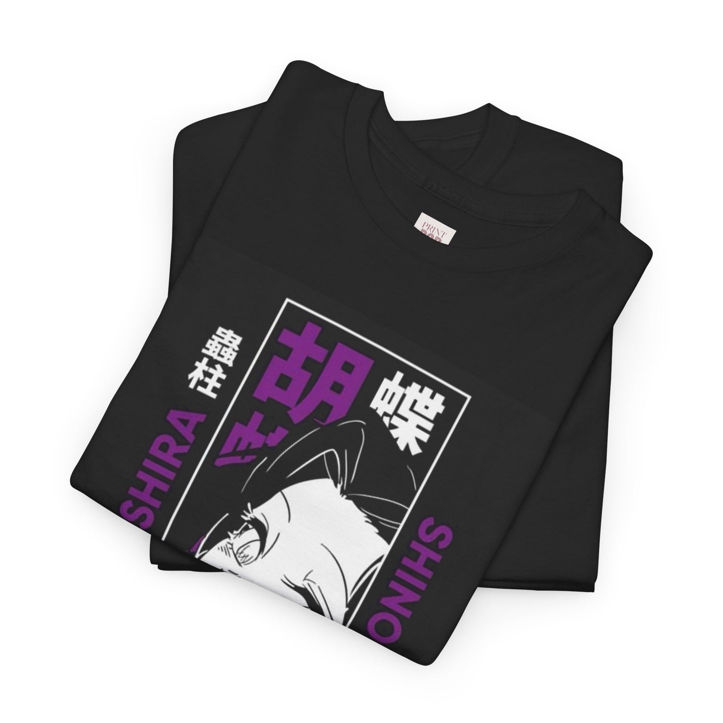 Demon Slayer Kocho Shinobu Unisex Heavy Cotton Tee - Vibrant and Stylish Design for Otaku Heads