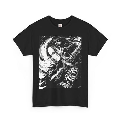 One Piece Boa Hancock Unisex Heavy Cotton Tee - Vibrant and Stylish Design for Otaku Heads