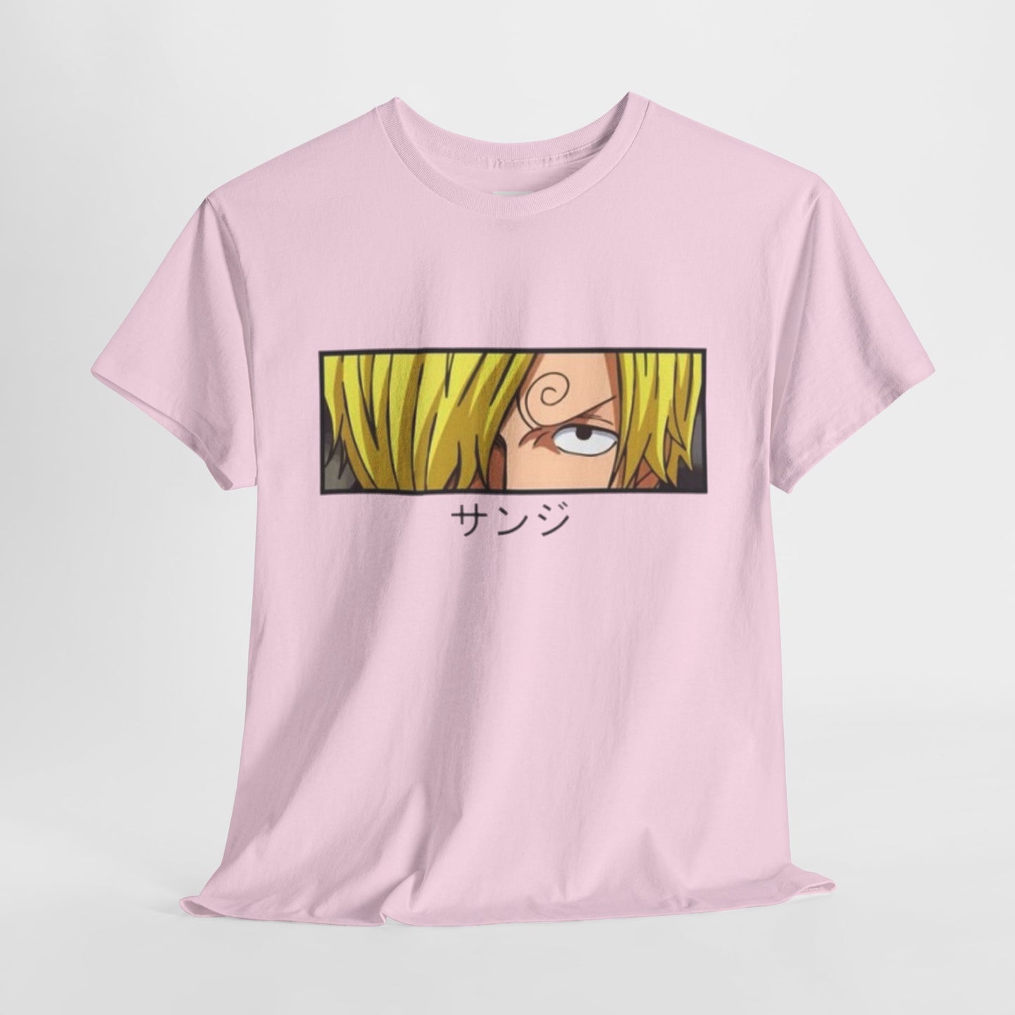 One Piece Sanji Unisex Heavy Cotton Tee - Vibrant and Stylish Design for Otaku Heads