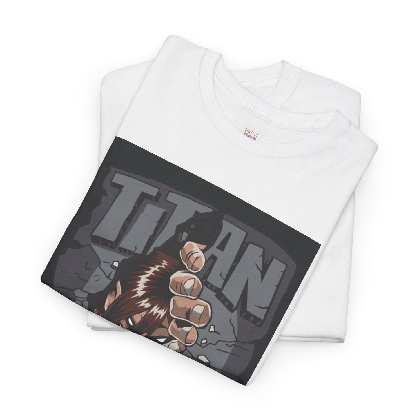 Attack On Titan Unisex Heavy Cotton Tee - Vibrant and Stylish Design for Otaku Heads