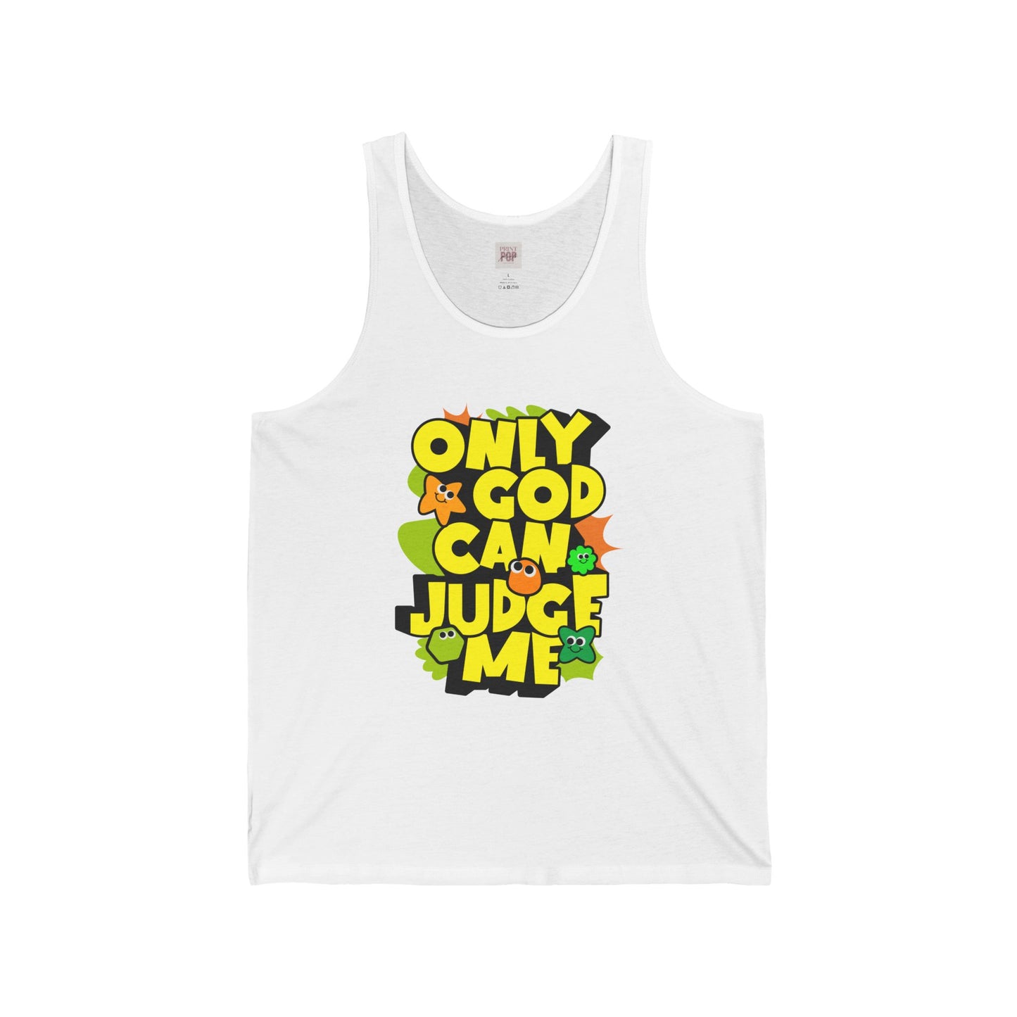 Only God Can Judge Me Unisex Jersey Tank - Trendy Summer Top