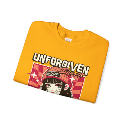 Unforgiven Sweet Bad Girl Unisex Heavy Blend Premium Crewneck Sweatshirt