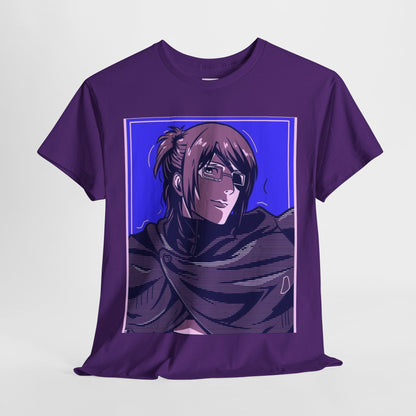 Attack On Titan Hange Zoë Unisex Heavy Cotton Tee - Vibrant and Stylish Design for Otaku Heads