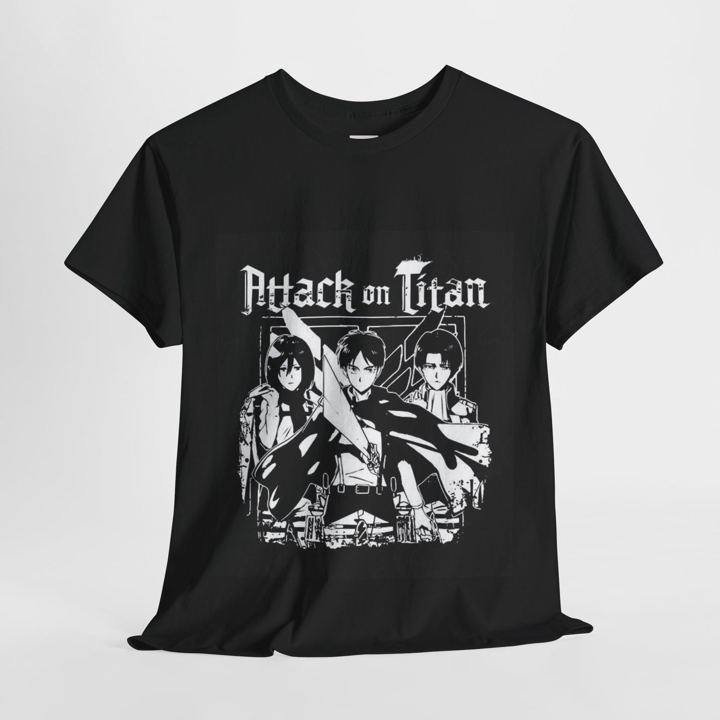 Attack On Titan Unisex Heavy Cotton Tee - Vibrant and Stylish Design for Otaku Heads