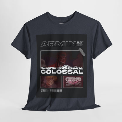 Attack On Titan Armin Arlert Unisex Heavy Cotton Tee - Vibrant and Stylish Design for Otaku Heads