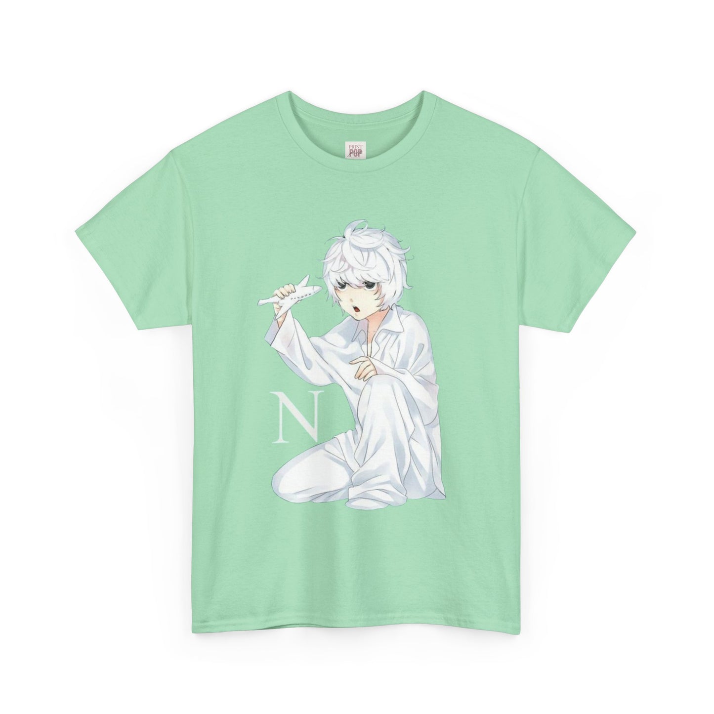 Death Note Nate River (Near) Unisex Heavy Cotton Tee - Vibrant and Stylish Design for Otaku Heads