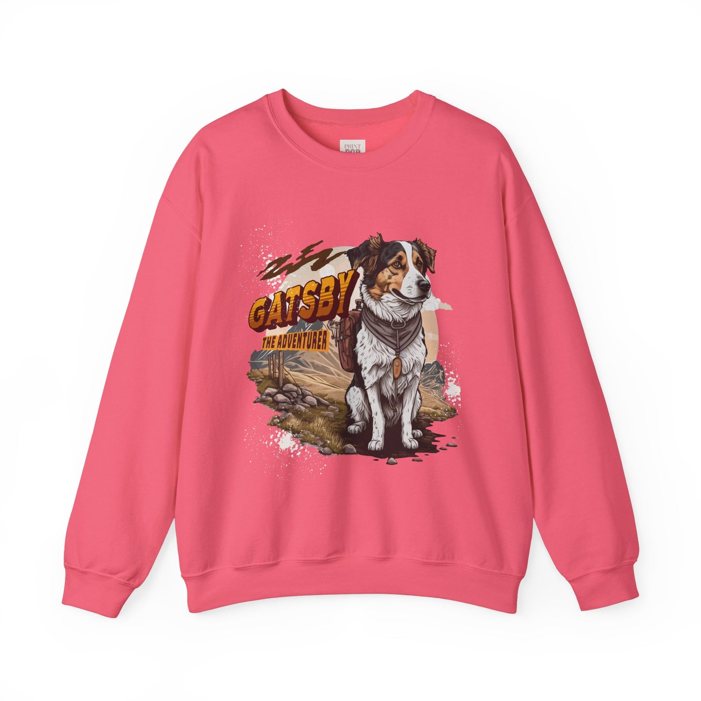 Gatsby the Adventurer Unisex Sweatshirt - Cozy Dog Lover Apparel