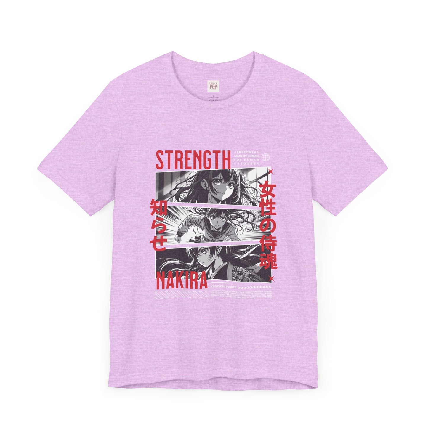 Strength Nakira Anime Graphic Tee for Fans