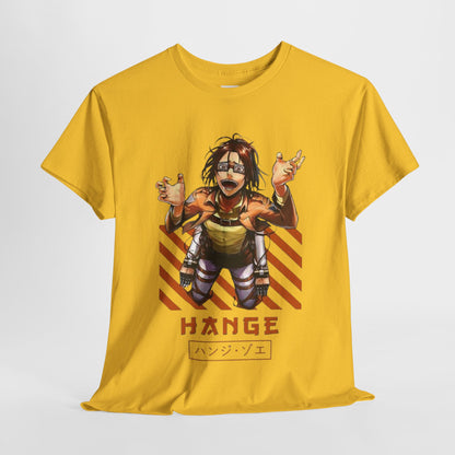 Attack On Titan Hange Zoë Unisex Heavy Cotton Tee - Vibrant and Stylish Design for Otaku Heads