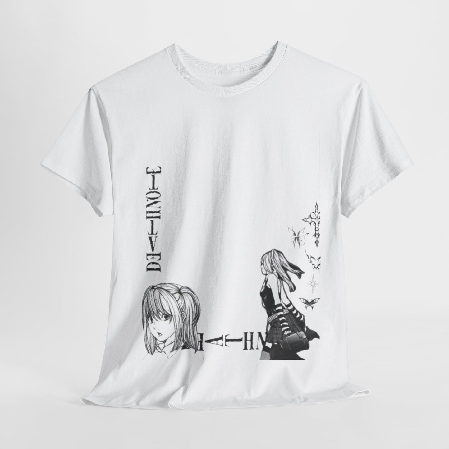 Death Note Misa Amane Unisex Heavy Cotton Tee - Vibrant and Stylish Design for Otaku Heads