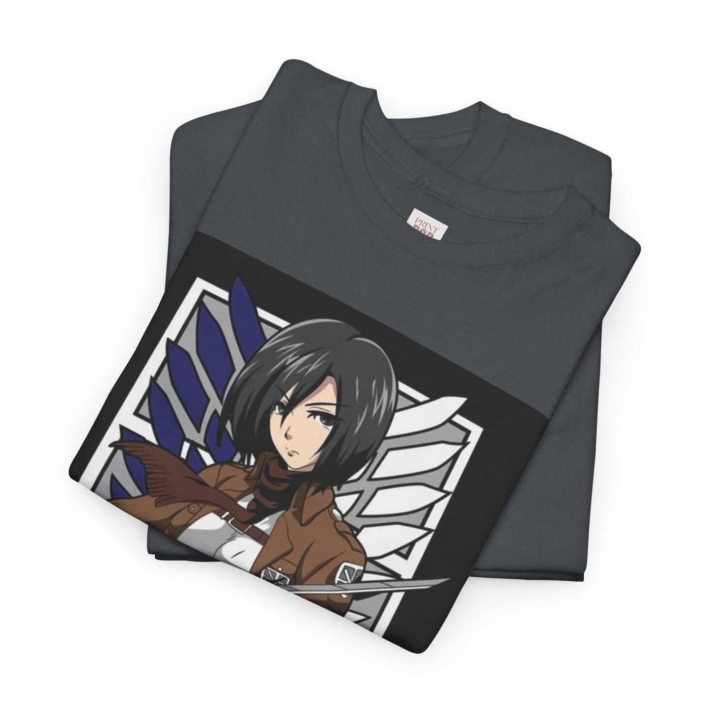 Attack On Titan Unisex Heavy Cotton Tee - Vibrant and Stylish Design for Otaku Heads