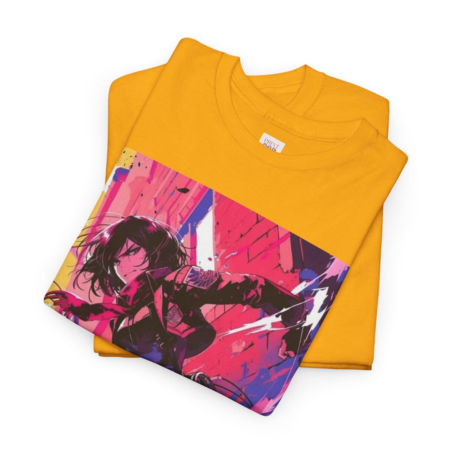 Attack On Titan Mikasa Ackerman Unisex Heavy Cotton Tee - Vibrant and Stylish Design for Otaku Heads