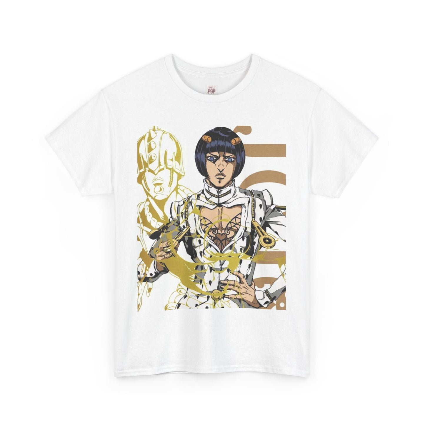 Jojo's Bizarre Adventure Bruno Bucciarati  Unisex Heavy Cotton Tee - Vibrant and Stylish Design for Otaku Heads