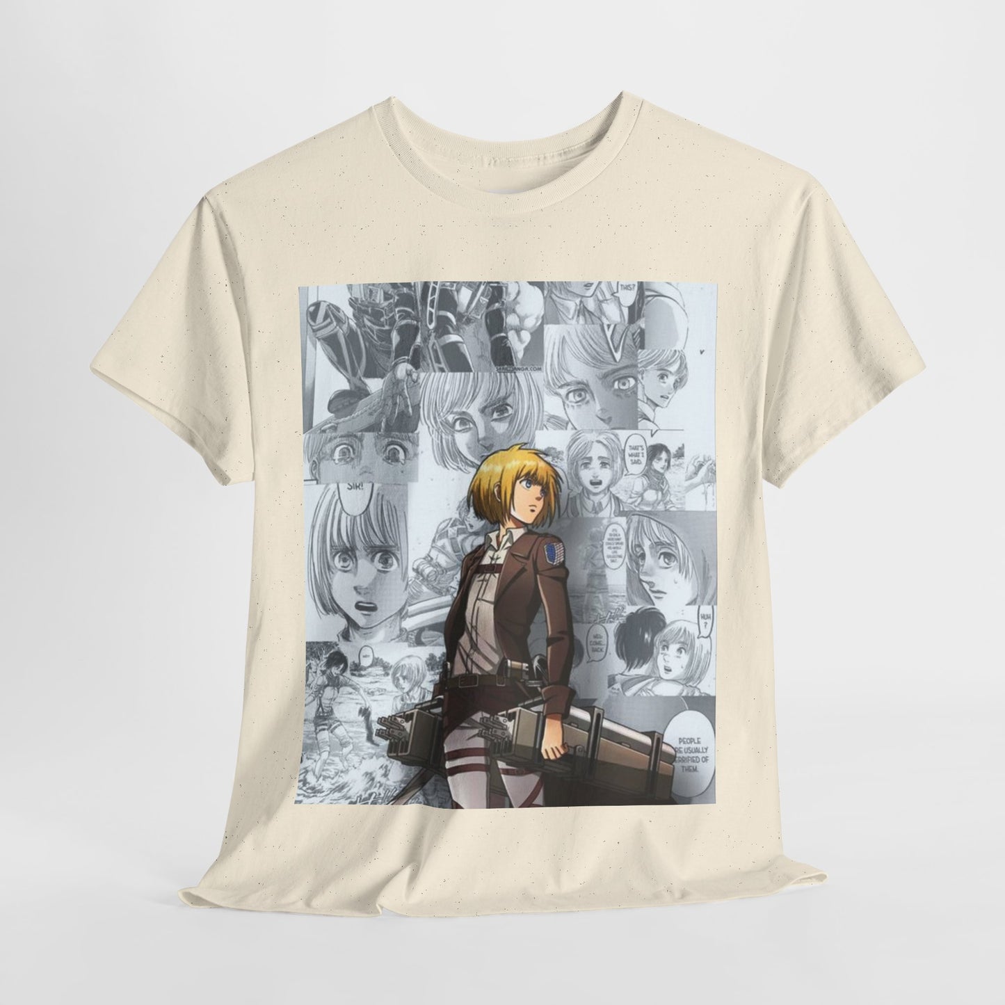 Attack On Titan Armin Arlert Unisex Heavy Cotton Tee - Vibrant and Stylish Design for Otaku Heads