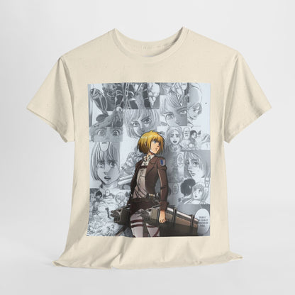 Attack On Titan Armin Arlert Unisex Heavy Cotton Tee - Vibrant and Stylish Design for Otaku Heads