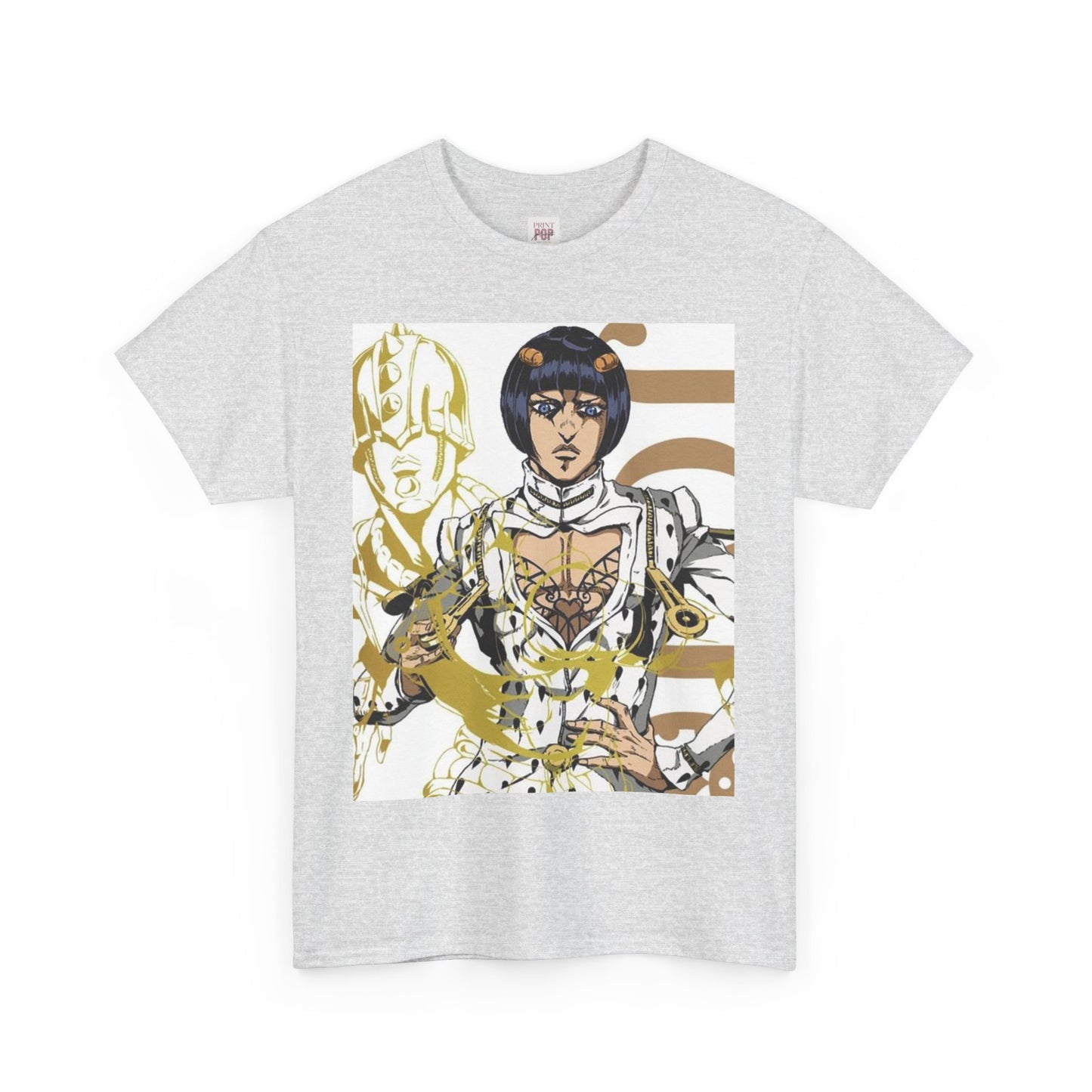 Jojo's Bizarre Adventure Bruno Bucciarati  Unisex Heavy Cotton Tee - Vibrant and Stylish Design for Otaku Heads