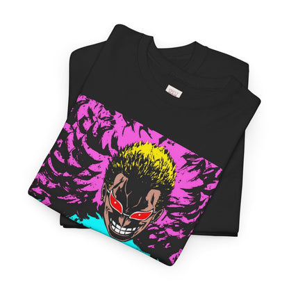 One Piece Don Quixote Doflamingo Unisex Heavy Cotton Tee - Vibrant and Stylish Design for Otaku Heads