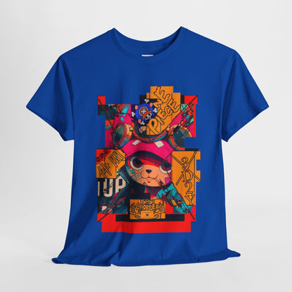 One Piece Luffy Unisex Heavy Cotton Tee - Vibrant and Stylish Design for Otaku Heads